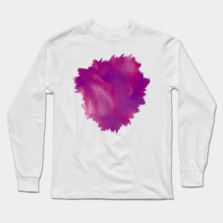 Pink/Purple brush Strokes Long Sleeve T-Shirt